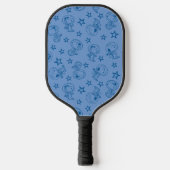 Peanuts | Snoopy Blue Space Astronaut Patroon Pickleball Paddle (Voorkant)