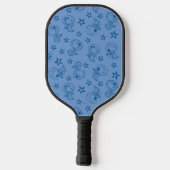 Peanuts | Snoopy Blue Space Astronaut Patroon Pickleball Paddle (Achterkant)
