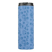 Peanuts | Snoopy Blue Space Astronaut Patroon Thermosbeker (Achterkant)