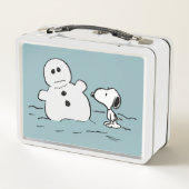Peanuts | Snoopy bouwt een sneeuwpop (Achterkant)