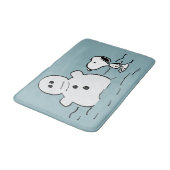Peanuts | Snoopy bouwt een sneeuwpop Badmat (Gekanteld)