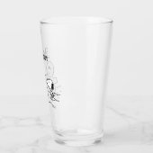 Peanuts | Snoopy bouwt een sneeuwpop | Jouw namen Glas (Links)