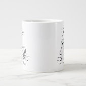 Peanuts | Snoopy bouwt een sneeuwpop | Jouw namen Grote Koffiekop (Voorkant)