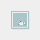 Peanuts | Snoopy bouwt een sneeuwpop Post-it® Notes (Voorkant)