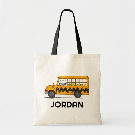 Peanuts | Snoopy Bus Driver Tote Bag (Voorkant)