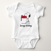 Peanuts | Snoopy Candy Cane Food Dish Romper (Voorkant)