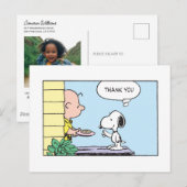 Peanuts | Snoopy & Charlie Brown Dank je Briefkaart (Voorkant / Achterkant)