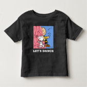 Peanuts | Snoopy & Charlie Brown Half & Half Dance Kinder Shirts (Voorkant)