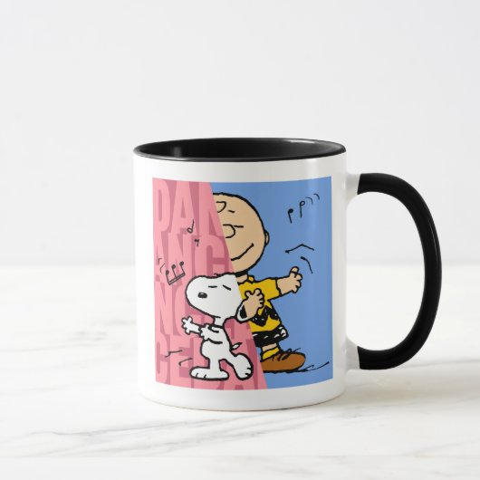 Peanuts | Snoopy & Charlie Brown Half & Half Dance Mok (Rechts)