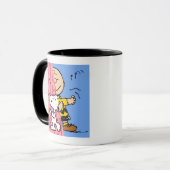 Peanuts | Snoopy & Charlie Brown Half & Half Dance Mok (Voorkant links)