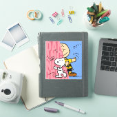 Peanuts | Snoopy & Charlie Brown Half & Half Dance Sticker (iPad Cover)