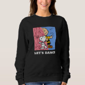 Peanuts | Snoopy & Charlie Brown Half & Half Dance Trui (Voorkant)