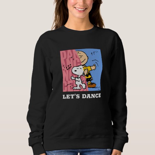 Peanuts | Snoopy & Charlie Brown Half & Half Dance Trui (Voorkant)