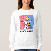Peanuts | Snoopy & Charlie Brown Half & Half Dance Trui (Voorkant)