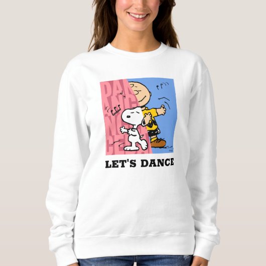 Peanuts | Snoopy & Charlie Brown Half & Half Dance Trui (Voorkant)