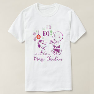 Peanuts   Snoopy & Charlie Brown Ho Ho T-shirt