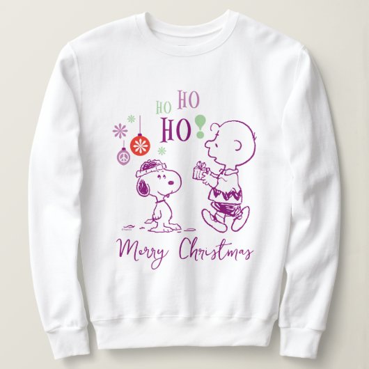 Peanuts | Snoopy & Charlie Brown Ho Ho Trui (Design voorkant)