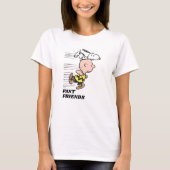 Peanuts | Snoopy & Charlie Brown Run T-shirt (Voorkant)
