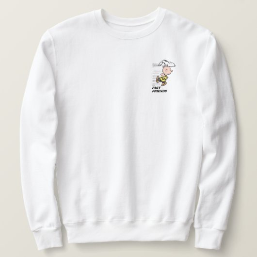 Peanuts | Snoopy & Charlie Brown Run Trui (Design voorkant)