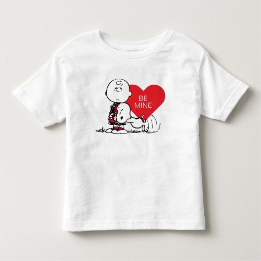 Peanuts | Snoopy & Charlie Brown Valentijn Kinder Shirts (Voorkant)