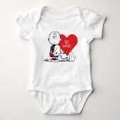 Peanuts | Snoopy & Charlie Brown Valentijn Romper (Voorkant)