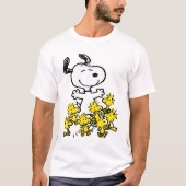 Peanuts Snoopy Chick Party T-shirt (Voorkant)