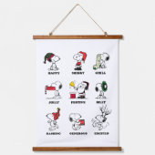 Peanuts | Snoopy Christmas Holiday Moods Hangend Wandkleed (Voorkant)