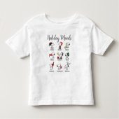 Peanuts | Snoopy Christmas Holiday Moods Kinder Shirts (Voorkant)
