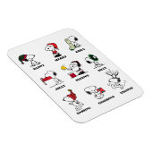 Peanuts | Snoopy Christmas Holiday Moods Magneet (Rechterzijde)