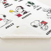 Peanuts | Snoopy Christmas Holiday Moods Sherpa Deken (3/4)