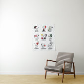 Peanuts | Snoopy Christmas Holiday Moods Wandkleed (In situ)
