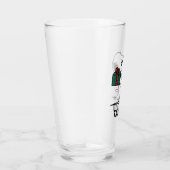 Peanuts | Snoopy Christmas | Jouw namen toevoegen Glas (Rechts)