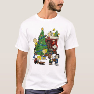 peanuts snoopy christmas t-shirt