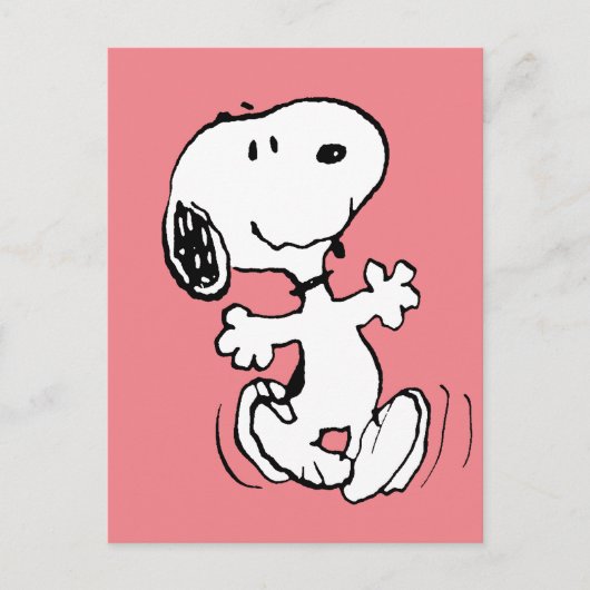 Peanuts | Snoopy Dance Briefkaart (Voorkant)