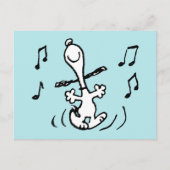 Peanuts | Snoopy Dancing Briefkaart (Voorkant)