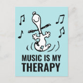 Peanuts | Snoopy Dancing Briefkaart (Voorkant)