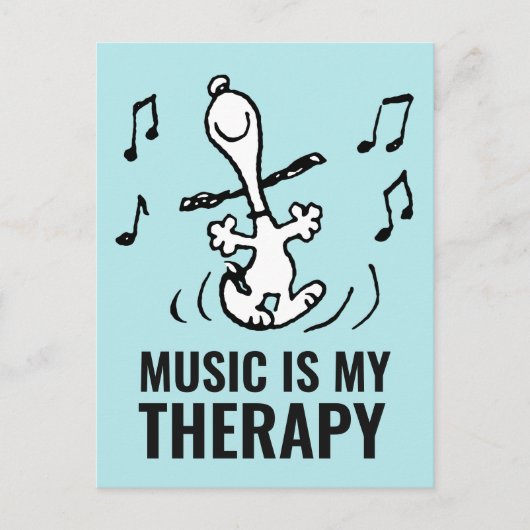 Peanuts | Snoopy Dancing Briefkaart (Voorkant)