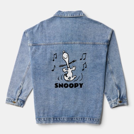Peanuts | Snoopy Dancing Denim Jacket (Achterkant)