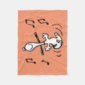 Peanuts | Snoopy Dancing Fleece Deken (Voorkant)