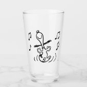 Peanuts | Snoopy Dancing Glas (Voorkant)