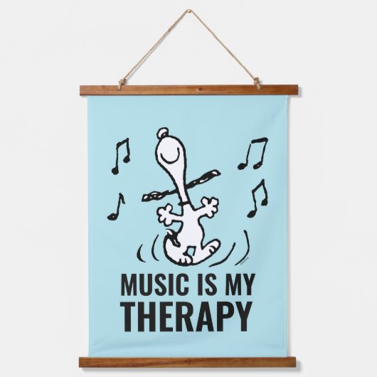 Peanuts | Snoopy Dancing Hangend Wandkleed (Voorkant)