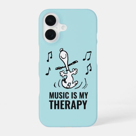 Peanuts | Snoopy Dancing iPhone 16 Hoesje (Achterkant)