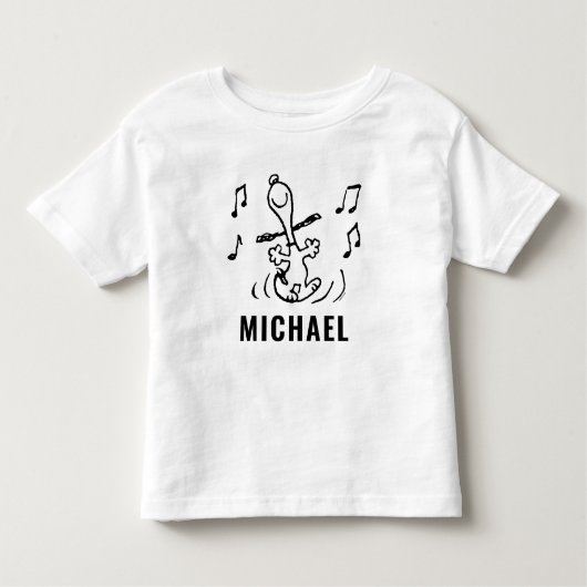 Peanuts | Snoopy Dancing Kinder Shirts (Voorkant)