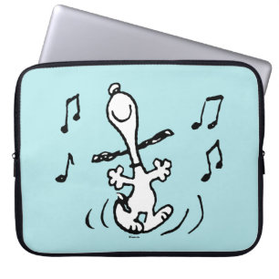Peanuts   Snoopy Dancing Laptop Sleeve