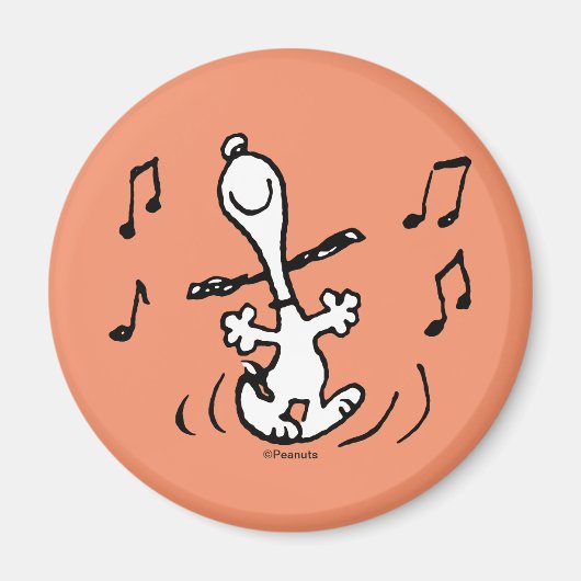 Peanuts | Snoopy Dancing Magneet (Voorkant)