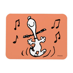Peanuts   Snoopy Dancing Magneet