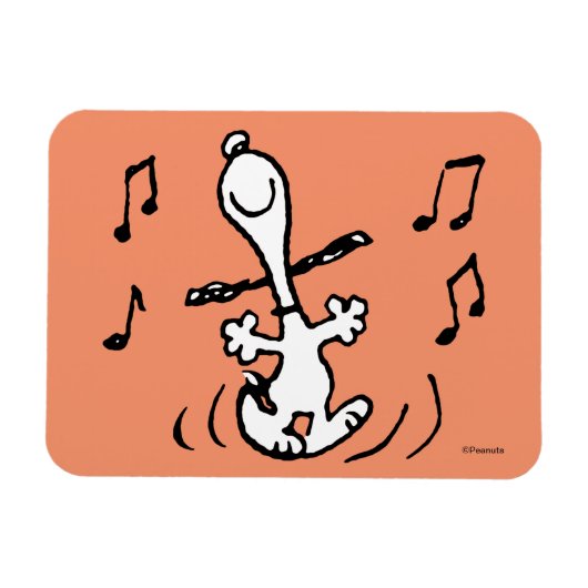 Peanuts | Snoopy Dancing Magneet (Horizontaal)