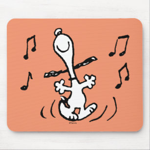 Peanuts   Snoopy Dancing Muismat