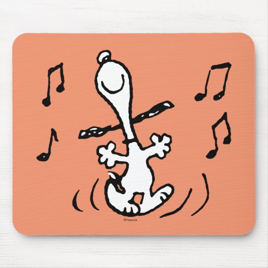 Peanuts | Snoopy Dancing Muismat (Voorkant)