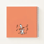 Peanuts | Snoopy Dancing Notitieboek (Achterkant)